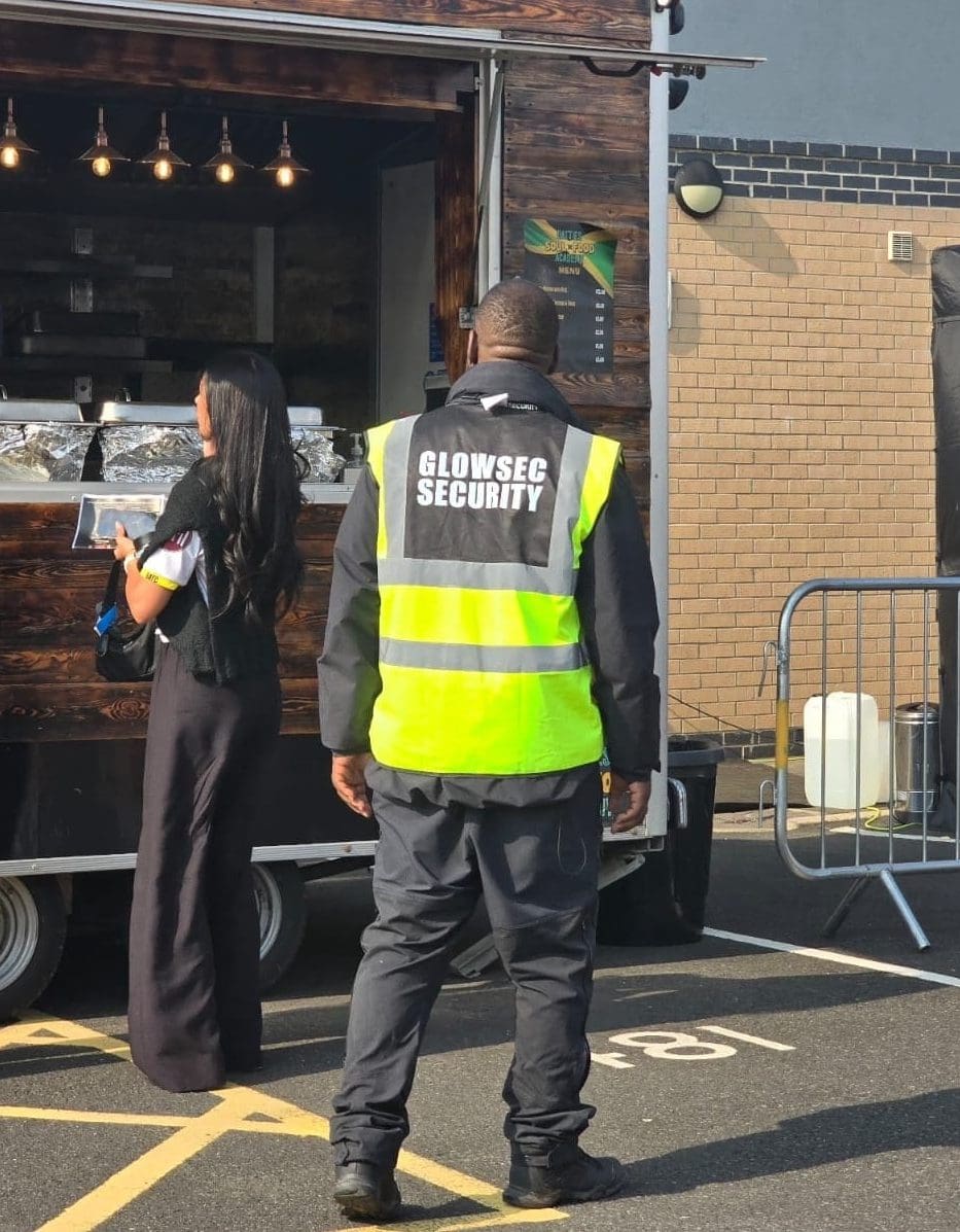 Security events team working at Burton Albion on match day